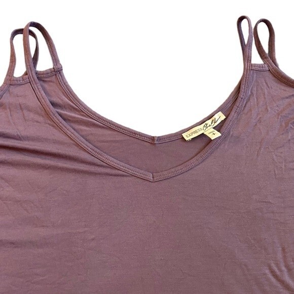 EXPRESS One Eleven Strappy Cold Shoulder Top - Picture 5 of 5